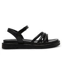 Anne Klein Women's Ellen Strappy Footbed Flat Sandals