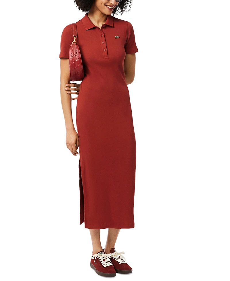 Lacoste Usa Women's Midi Polo Dress
