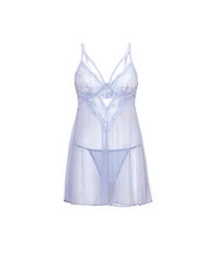 Oh La Cheri Women's Elsie Sheer Babydoll