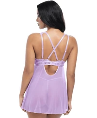 Oh La Cheri Women's Stassi Sheer Babydoll