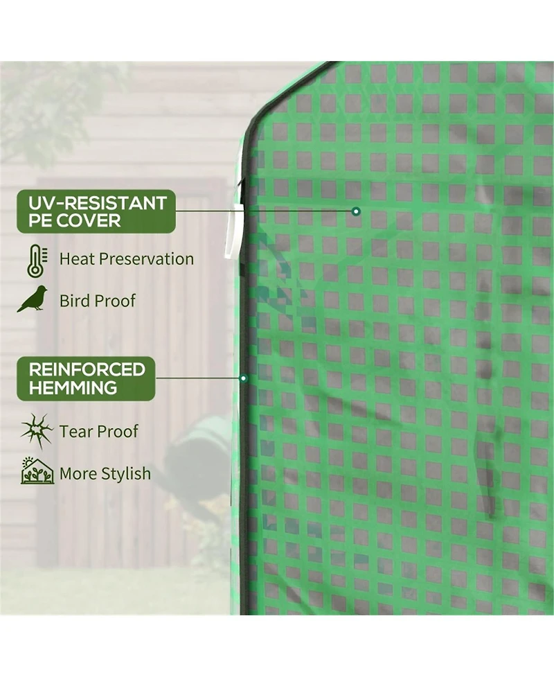 Mini Greenhouse – Compact and Convenient Growing Space for Indoor Plants, Herbs, and Seedlings