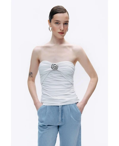 Nocturne Women's Oyster Accessory Blouse