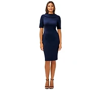 Adrianna Papell Women's Short-Sleeve Sheath Dress