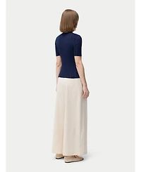 Gobi Cashmere Women's Ajour-Knit Silk Top
