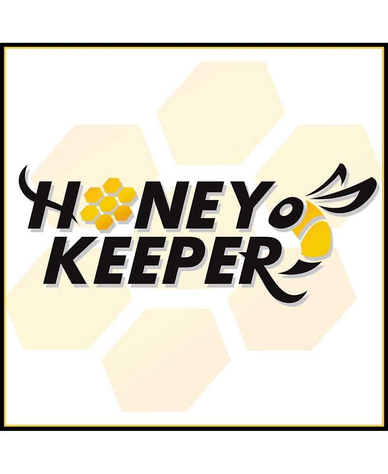 Honey Keeper 14-Inch Bee Hive Brush with Wooden Handle - Beekeeping Tool for Beekeepers