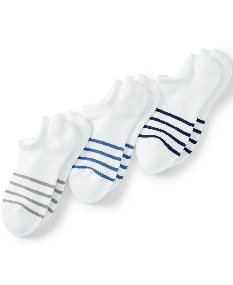 Lands' End Men's No Show Socks 3 Pack