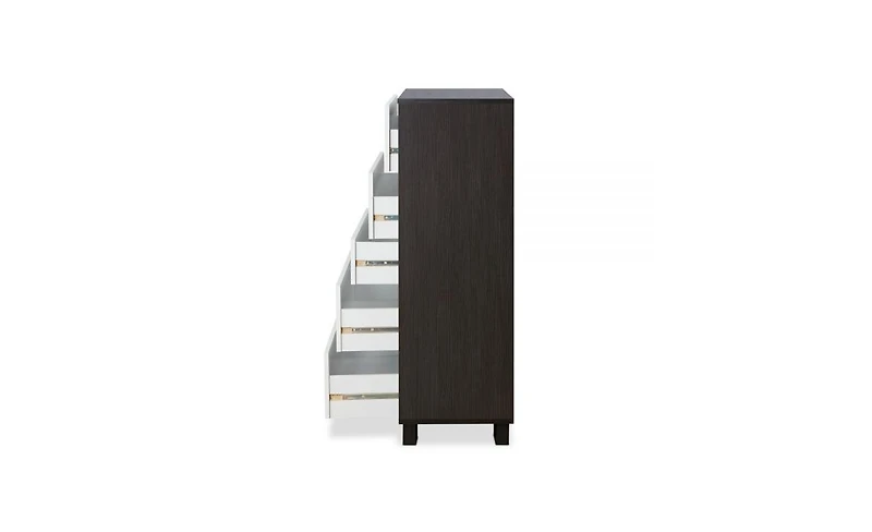 Sturdy Five-Drawer Chest for Closet Bedroom or Guest Room