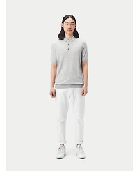 Gobi Cashmere Men's Cashmere Silk Polo Shirt