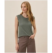 Pact Women's Organic Cotton Featherweight Slub Muscle Tee