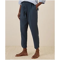 Pact Women's Organic Cotton Coastal Double Gauze Tapered Pull-On Pant