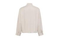 Olsen Women's Funnel Neck Linen Blend Jacket