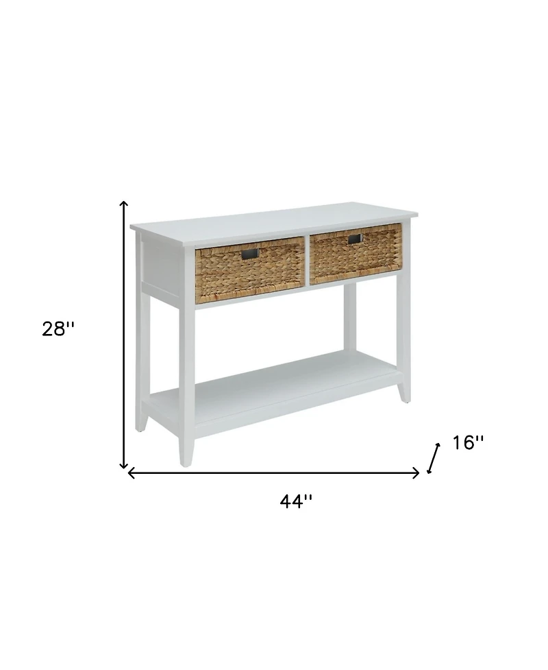 Solid Wood Console Table – Stylish Entryway, Living Room, or Hallway Accent Table with Durable Construction