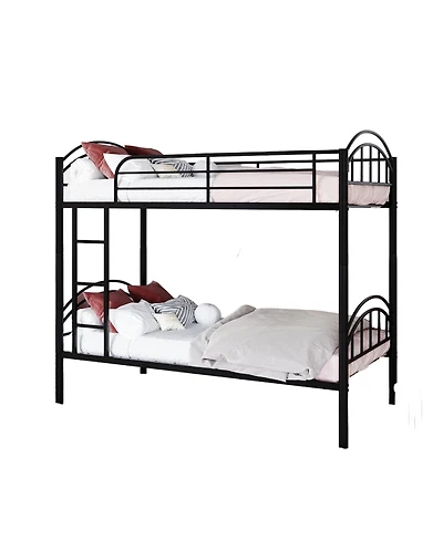 Heavy Duty Metal Bunk Bed with Noise-Free Design for Small Spaces