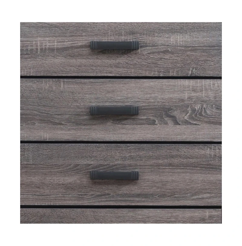Solid Wood Five-Drawer Chest for Bedroom Storage and Organization