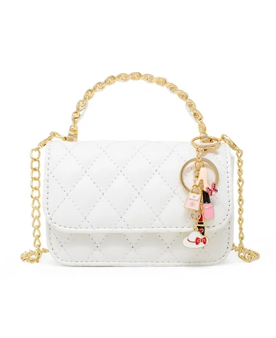 Tiny Treats + Zomi Gems Girls Classic Link Chain Top Handle Handbag, Hot Pink