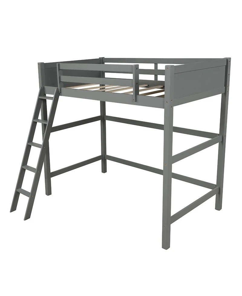 Tall Loft Bed – Sturdy and Modern Elevated Frame