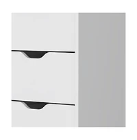 Manufactured Wood 5-Drawer Narrow Dresser – Space-Saving Design