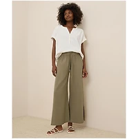 Pact Women's Cotton Coastal Double Gauze Short Sleeve Popover