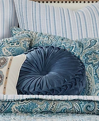 Levtex Kimpton Button Tufted Decorative Pillow, 16" Round