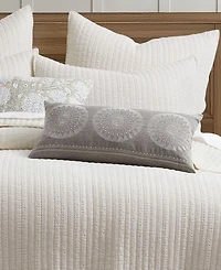 Levtex Loden Embroidered Decorative Pillow, 12" x 24"
