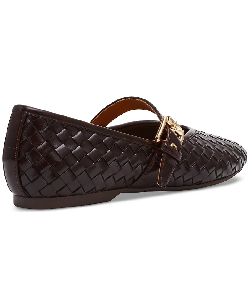 Dv Dolce Vita Women's Mulaney Woven Mary Jane Ballet Flats