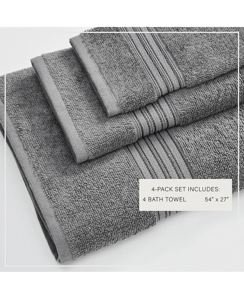 Linery & Co. Quick-Drying Cotton -Piece Bath Towel Set