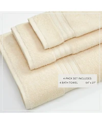 Linery & Co. Quick-Drying Cotton -Piece Bath Towel Set