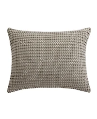 Levtex Mills Waffle Textured Decorative Pillow, 14" x 18"