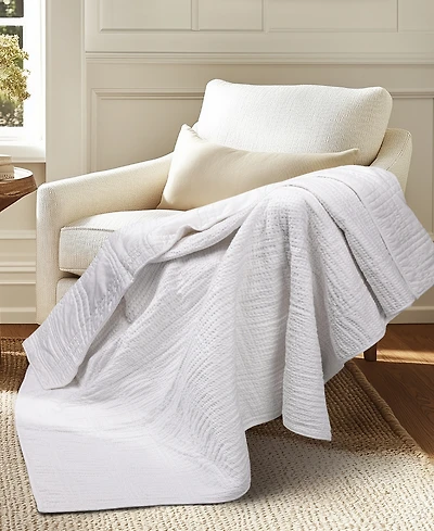 Levtex Cloud Waffle Textured Quilted Throw, 50" x 60"