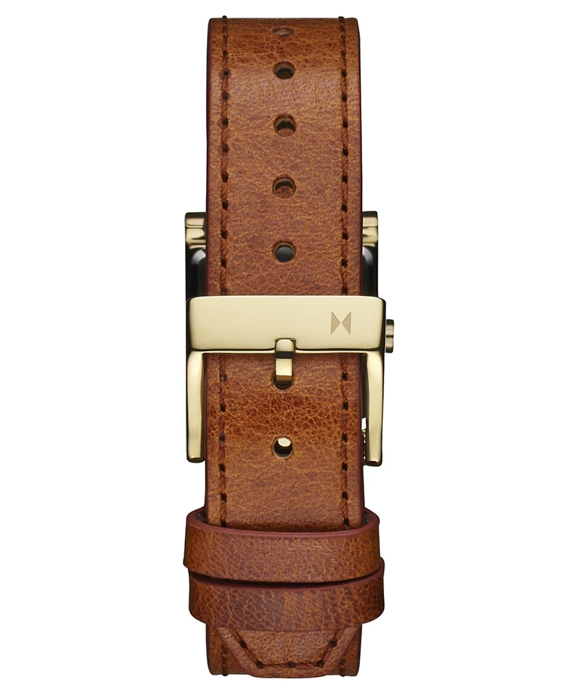 Mvmt Women's Marquee Square Brown Leather Strap Watch, 22mm