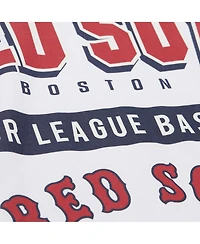 Mitchell & Ness Men's White Boston Red Sox Cooperstown Collection Team Origins Premium T-Shirt