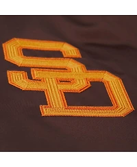 Mitchell & Ness Men's Tony Gwynn Brown San Diego Padres Legends Collection Vintage Satin Full-Snap Jacket