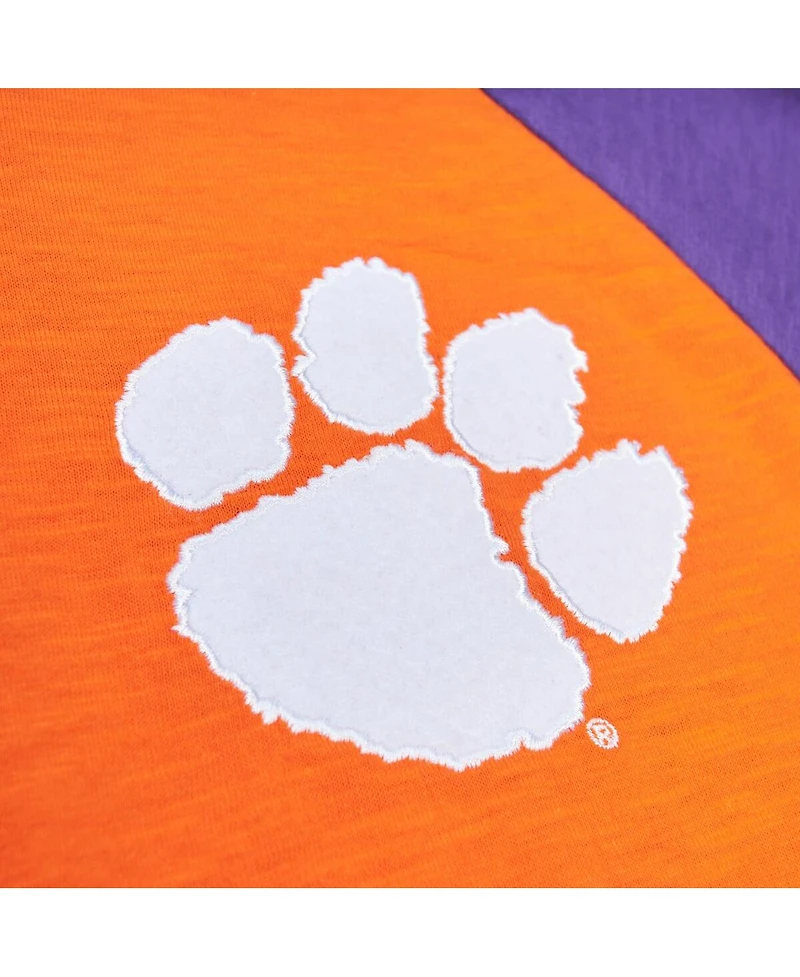 Mitchell & Ness Men's Orange Clemson Tigers Legendary Slub Raglan Long Sleeve T-Shirt