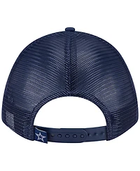 New Era Men's Navy Dallas Cowboys Active Minimalist M-Crown A-Frame 9FORTY Adjustable Hat