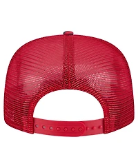 New Era Men's Scarlet San Francisco 49ers Adventure Pattern Golfer Snapback Hat
