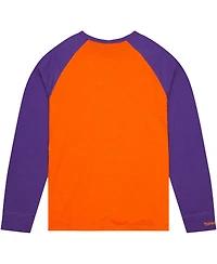 Mitchell & Ness Men's Orange Clemson Tigers Legendary Slub Raglan Long Sleeve T-Shirt