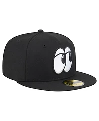 New Era Men's Black Chattanooga Lookouts Authentic Collection 59FIFTY Hat