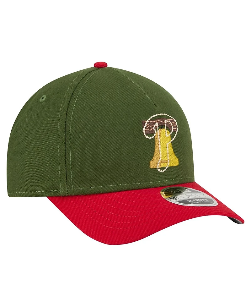 New Era Men's Dark Green Philadelphia Phillies City Feature 9FORTY A-Frame Adjustable Hat