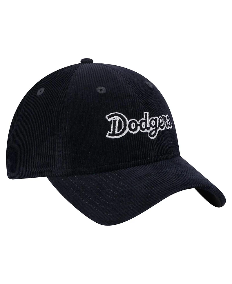 New Era Women's Dark Blue Los Angeles Dodgers Corduroy 9TWENTY Adjustable Hat