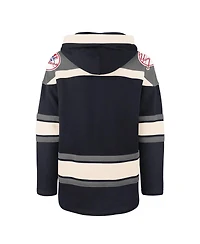 '47 Brand Men's Navy New York Yankees Superior Lacer Pullover Hoodie