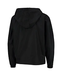 Champion Big Boys and Girls Black Ohio State Buckeyes Pack Go Quarter-Zip Windbreaker Jacket