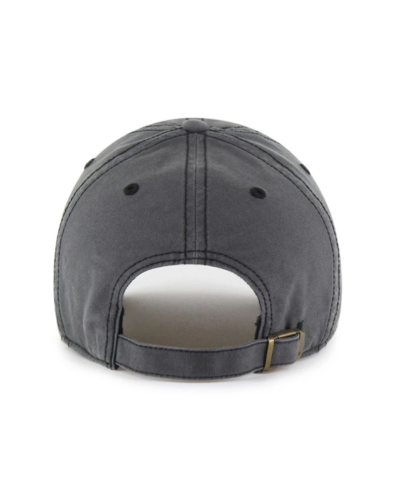 '47 Brand Men's Charcoal Chicago Bulls Scupper Rough Edge Applique Clean Up Adjustable Hat