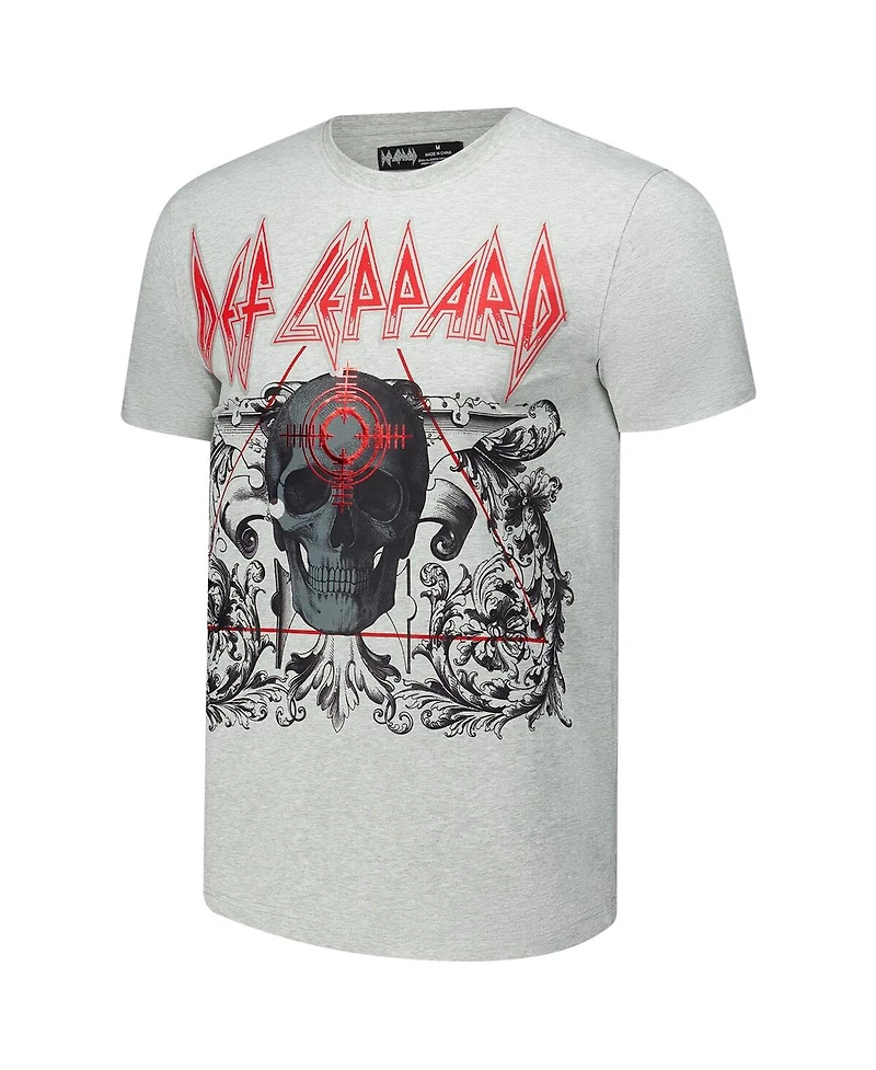 Freeze Max Men's Heather Gray Def Leppard Let's Get Rocked T-Shirt