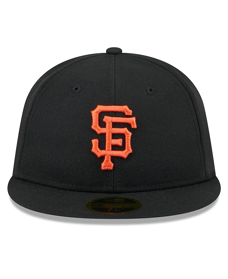 New Era Men's Black San Francisco Giants 2025 Jackie Robinson Day Retro crown 59FIFTY Unstructured Hat