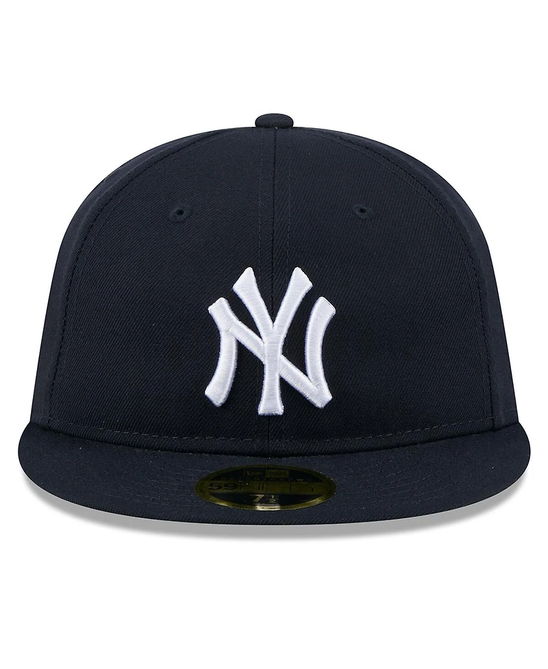 New Era Men's Navy New York Yankees 2025 Jackie Robinson Day Retro crown 59FIFTY Unstructured Hat