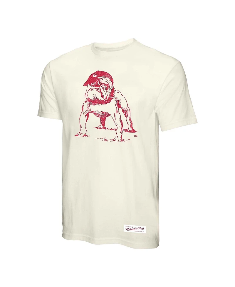 Mitchell & Ness Men's Cream Georgia Bulldogs Vintage Tone T-Shirt