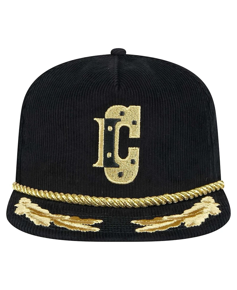 New Era Men's Black Indianapolis Colts City Originals Corduroy Skipper Golfer Snapback Hat