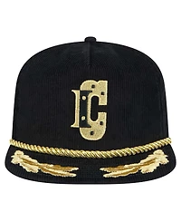 New Era Men's Black Indianapolis Colts City Originals Corduroy Skipper Golfer Snapback Hat