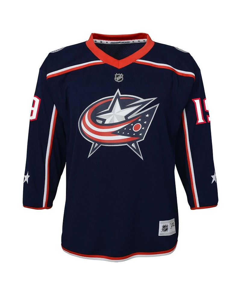 Outerstuff Big Boys and Girls Adam Fantilli Blue Columbus Jackets Alternate Replica Player Jersey