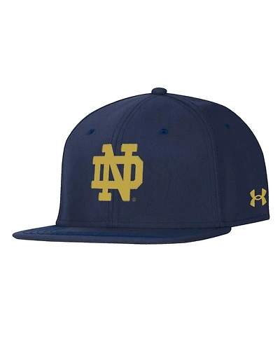 Under Armour Men's Navy Notre Dame Fighting Irish Baseball Fitted Hat